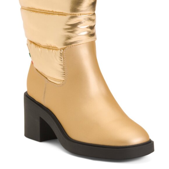 NEW FRANCO SARTO Snow Booties gold for women 367mn - Picture 8 of 10